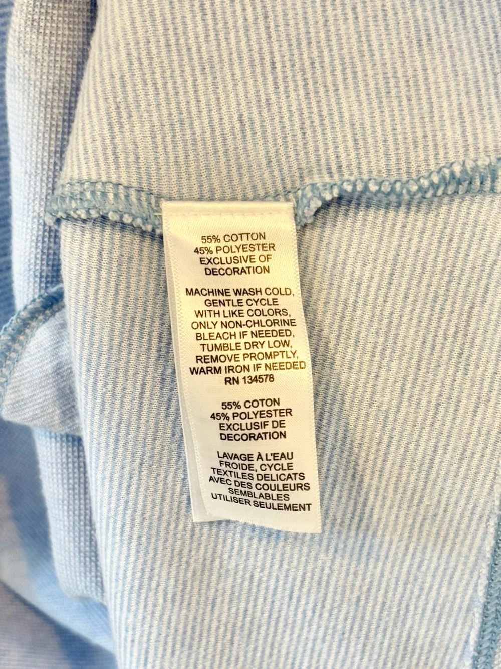 Vineyard Vines Girls Light Blue Long Sleeve Dress Size 6
